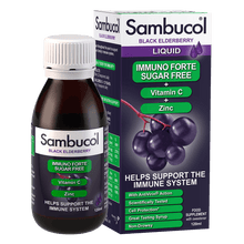 Load image into Gallery viewer, Sambucol Default Sambucol Black Elderberry Immuno Forte Sugar Free 120ml