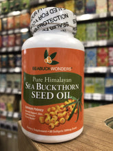 Load image into Gallery viewer, Seabuck wonders Sea Buckthorn Seed Oil 1000mg 60 softgels