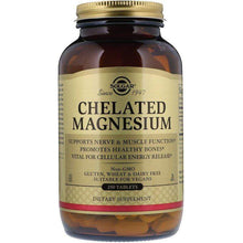 Load image into Gallery viewer, Solgar Chelated Magnesium 250 tablets