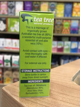 Load image into Gallery viewer, Tea Tree Tea Tree Oil With Aloe Vera essential oil 10ml