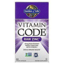 Load image into Gallery viewer, Vitamin Code Default Vitamin Code Raw Zinc 60 Vegan Caps
