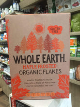 Load image into Gallery viewer, Whole earth Organic Flakes Maple frosted 375g