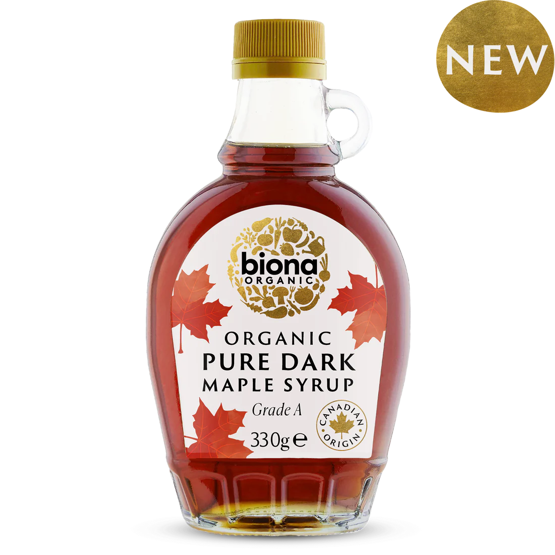 Biona Organic Pure Maple Syrup Dark Rich Grade A 330g – The Health Store