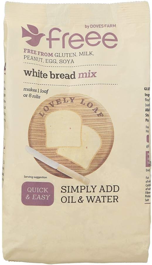 Freee Gluten Free White Bread Mix 500g – The Health Store
