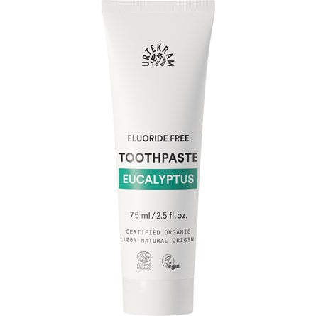 Urtekram Fluoride Free Eucalyptus Toothpaste 75ml – The Health Store