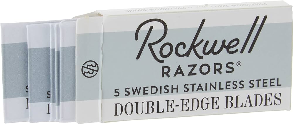 Rockwell Swedish Stainless Steel Double-Edge Razor Blades 5 pack – The ...