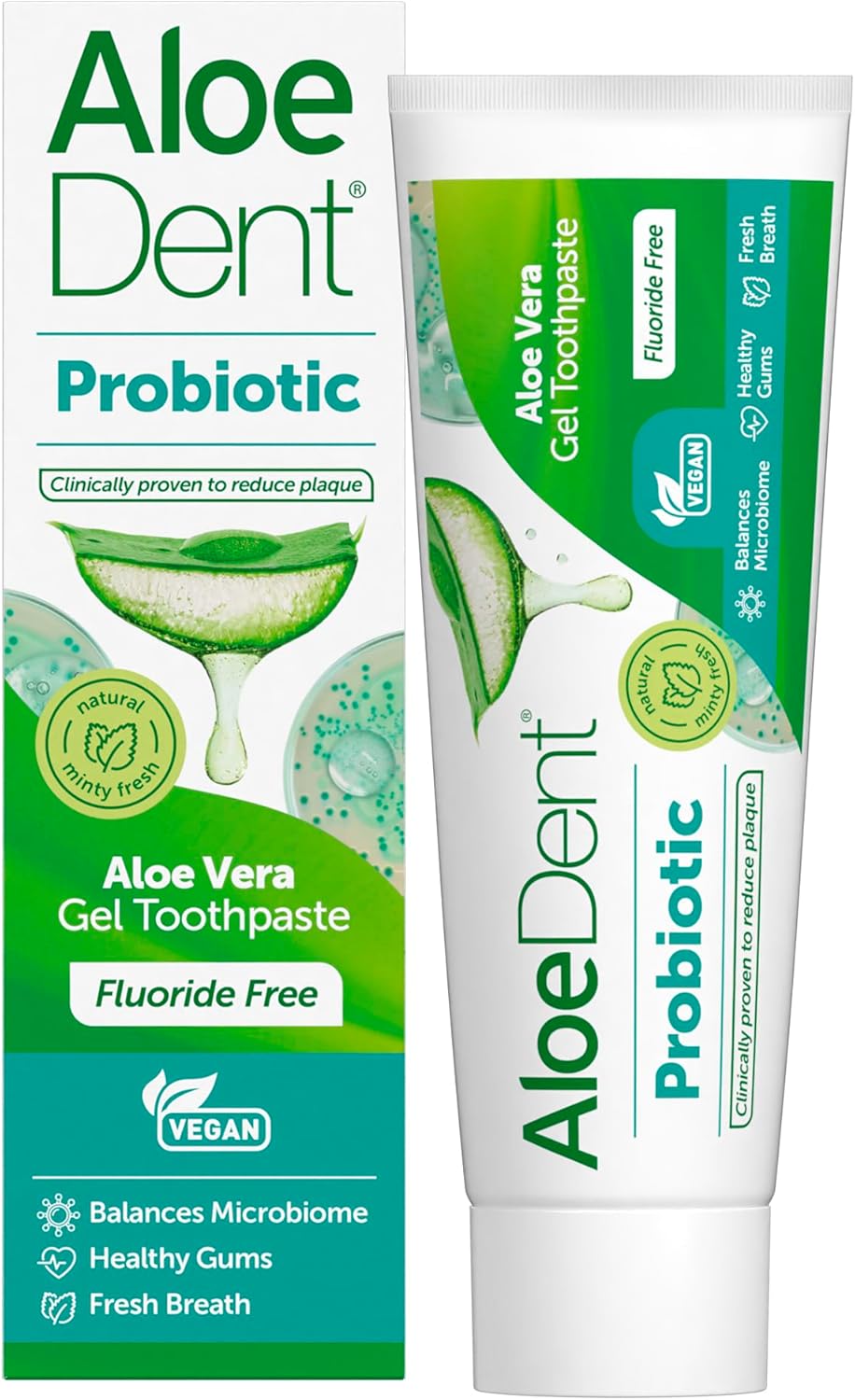 probiotic aloe AloeDent Probiotic Aloe Vera Gel Toothpaste 75ml – The Health Store