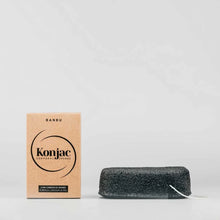 Load image into Gallery viewer, Konjac Body Sponge with Charcoal
