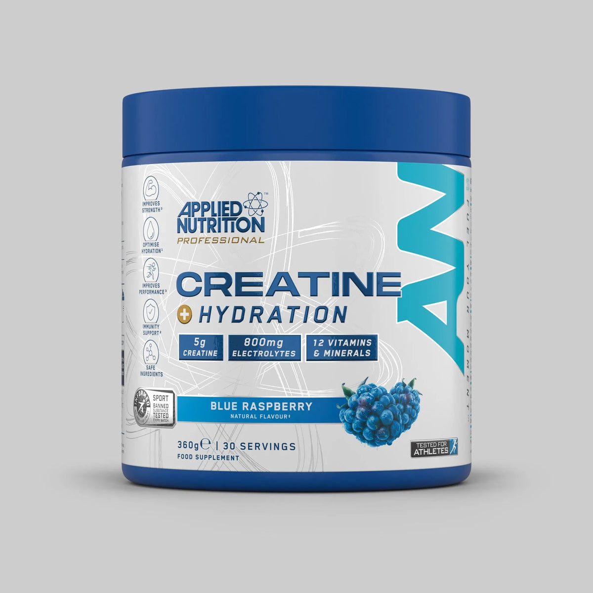 Applied Nutrition Creatine + Hydration Blue Raspberry 360g – The Health ...