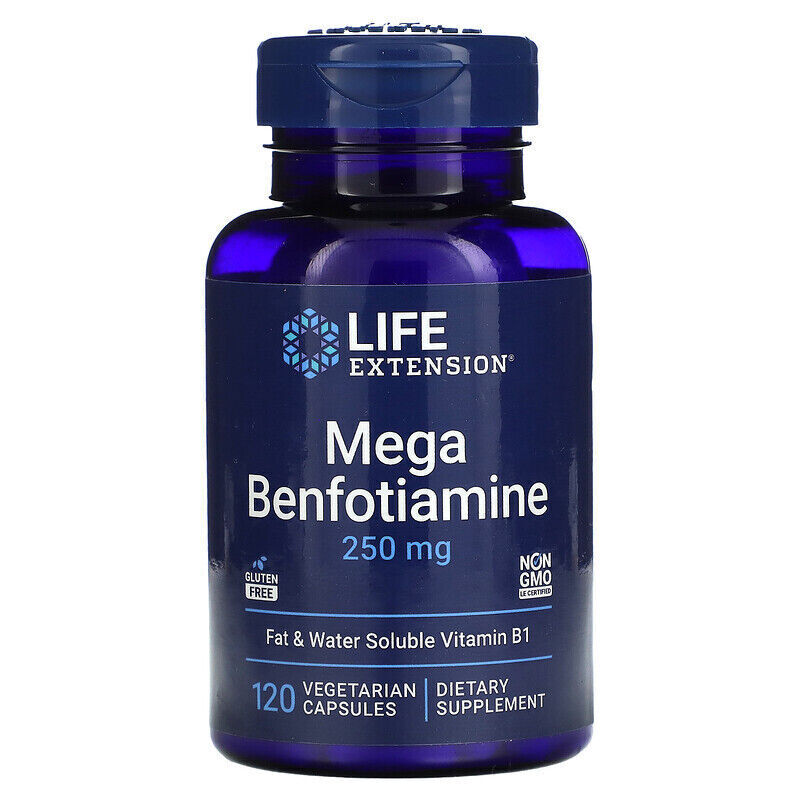 Life Extension Mega Benfotiamine 250mg 120 caps – The Health Store