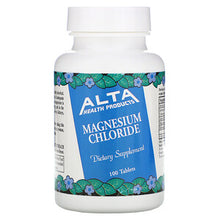 Load image into Gallery viewer, Magnesium Chloride 100 Tablets Alta health products
