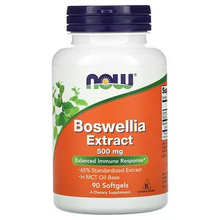 Load image into Gallery viewer, NOW Boswellia Extract 500mg 90 softgels
