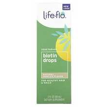 Load image into Gallery viewer, Life Flo Biotin Drops 10,000mcg 59ml
