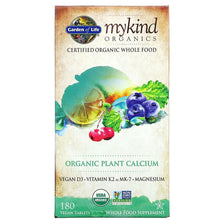 Load image into Gallery viewer, Garden of Life Organic Plant Calcium 180 tabs
