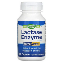 Load image into Gallery viewer, Nature&#39;s Way Lactase Enzyme 100caps
