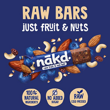 Load image into Gallery viewer, Nakd Blueberry Muffin Raw Fruit &amp; Nut Bar 35g.
