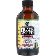 Load image into Gallery viewer, Amazing Herbs 100% Pure Cold-Pressed Black Cumin Seed Oil 120ml
