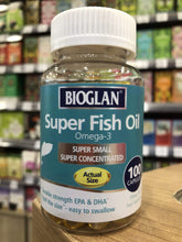 Load image into Gallery viewer, Bioglan Super Fish Oil Omega-3 100 softgels
