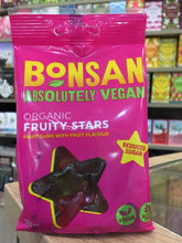 Load image into Gallery viewer, Bonsan Organic Fruity Stars Vegan Fruit Gums 50g
