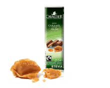 Load image into Gallery viewer, Cavalier Milk Caramel Chocolate Reduced Sugar Stevia Sweeteners 40g
