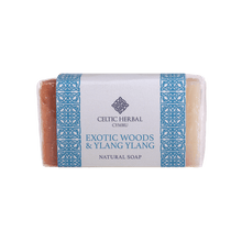 Load image into Gallery viewer, Celtic Herbal Exotic Wood &amp; Ylang Ylang Soap 100g - Handmade Natural Soap Bar
