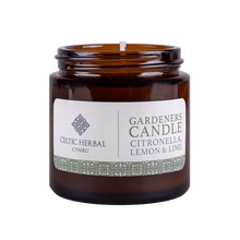 Load image into Gallery viewer, Celtic Herbal Gardeners Citronella Candle - Natural Soy Candle 100g
