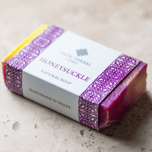 Load image into Gallery viewer, Celtic Herbal Honeysuckle Soap 100g - Handmade Natural Soap Bar
