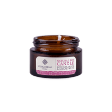 Load image into Gallery viewer, Celtic Herbal Natural Rose Geranium &amp; Grapefruit Candle - Natural Soy Candle - Travel Size 20g
