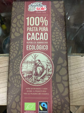 Load image into Gallery viewer, Chocolates solé 100% Pasta Pura Cacao 100g
