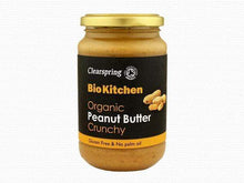 Load image into Gallery viewer, Clearspring Default Bio Kitchen Organic Peanut Butter - Crunchy 350g

