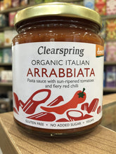 Load image into Gallery viewer, Clearspring Organic italian Arrabbiata sauce 300mg
