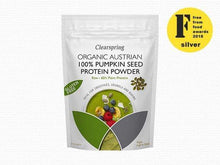 Load image into Gallery viewer, Clearspring Organic Raw 100% Austrian Pumpkin Seed Protein Powder 350g
