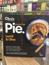 Load image into Gallery viewer, Clive’s Gluten Free Pie Lentil &amp;Olive 235 g
