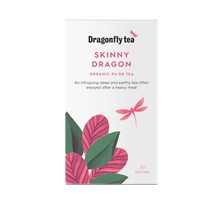 Load image into Gallery viewer, Dragonfly Tea Skinny Dragon Pu&#39;er 20 sachets
