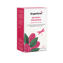 Load image into Gallery viewer, Dragonfly Tea Skinny Dragon Pu&#39;er 20 sachets
