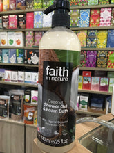 Load image into Gallery viewer, Faith In Nature Coconut Shower Gel &amp; Bath Foam 740ml
