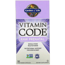 Load image into Gallery viewer, Garden of Life Raw Prenatal 90 Vegetarian Capsules
