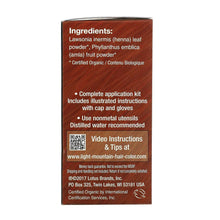 Load image into Gallery viewer, Light mountain natural Default Natural Hair Color and Conditioner, Bright Red 113g
