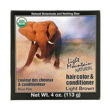 Load image into Gallery viewer, Light mountain natural Default Natural Hair Color &amp; Conditioner, Light Brown 113g
