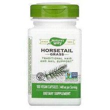 Load image into Gallery viewer, Natures Way Default Horsetail Grass 440 mg, 100 Vegan Capsules