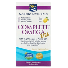 Load image into Gallery viewer, Nordic Naturals Complete Omega Xtra, Lemon, 1,000 mg, 60 Soft Gels
