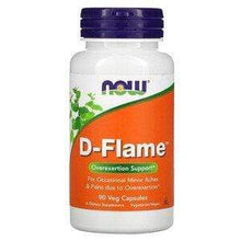 Load image into Gallery viewer, Now D-Flame 90 Vegetarian/Vegan Capsules
