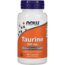 Load image into Gallery viewer, Now Taurine 500mg 100 Caps
