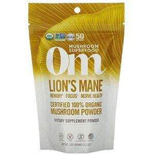 Load image into Gallery viewer, OM Lion’s Mane Certified 100% Organic Mushroom Powder 100g
