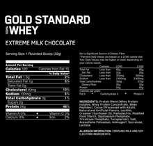 Load image into Gallery viewer, Optimum Nutrition Gold Standard 100% Whey Extreme Milk Chocolate 2.27kg
