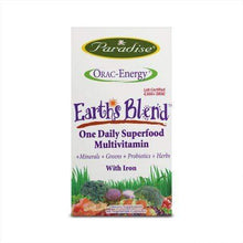 Load image into Gallery viewer, Paradise Default Earth’s Blend™ One Daily Superfood Multivitamin with Iron 60 Veg Caps