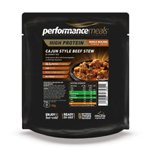 Load image into Gallery viewer, Performance Meals Cajun Style Beef Stew 350g
