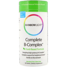Load image into Gallery viewer, Rainbow Light Default Complete B-Complex, Food Based Formula, 90 Tablets
