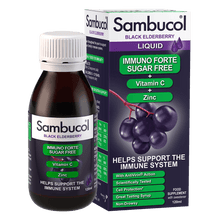 Load image into Gallery viewer, Sambucol Default Sambucol Black Elderberry Immuno Forte Sugar Free 120ml
