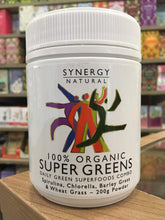 Load image into Gallery viewer, Synergy Natural Organic Supergreens 200g powder
